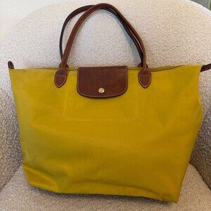 Longchamp Le Pliage Original Large Tote - Mustard Yellow